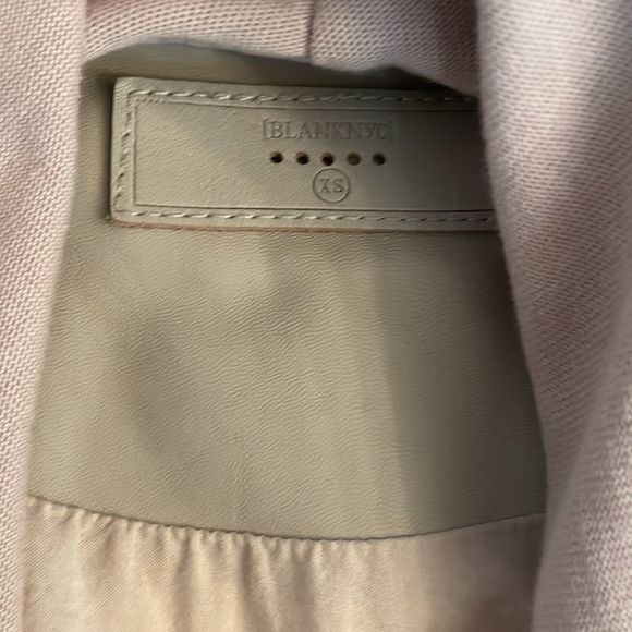 Blank NYC Sweater vegan Leather Jacket - Picture 2 of 6